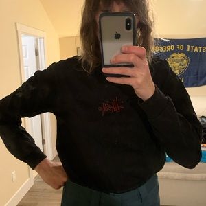 Stussy long Sleeve black tee